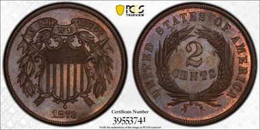 1873 2C Closed 3 PR64BN