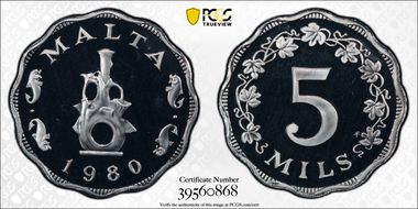 1980-FM 5 Mils PR67DCAM