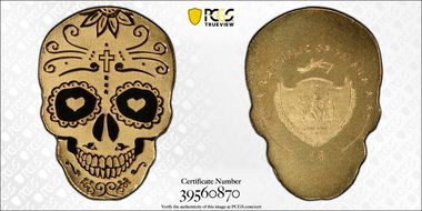 nd(2018) $1 La Catrina Skull MS70