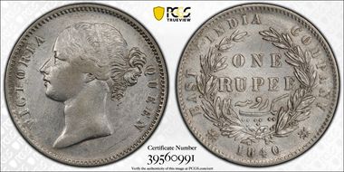 1840(C or B) Rupee SW-3.33 N1