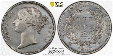 1840(C or B) Rupee SW-3.33 N1