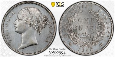 1840(C or B) Rupee SW-3.33 N1