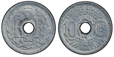 1945-B 10C Gad-292 F-143 MS66