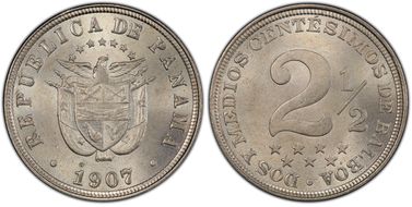 1907 2 1/2C MS65