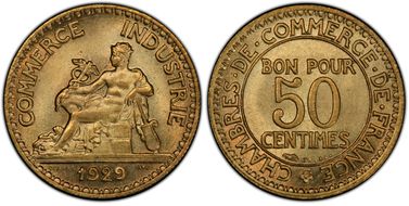 1929 50C Gad-421 MS66