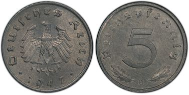 1947-A 5 Pfg J-374 MS65