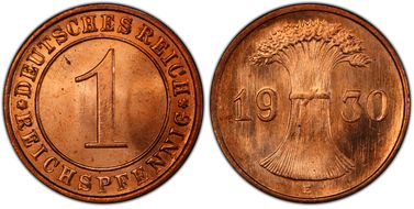 1930-E Rcpfg J-313 MS66RD