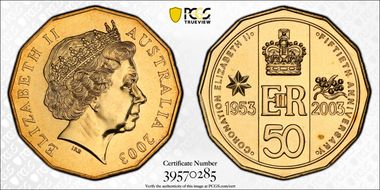 2003 50C Coronation MS67