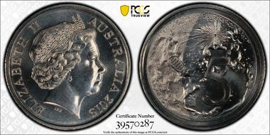 2019 5C 50th Ann. Moon Landing MS68