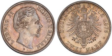 1876-D 2 Mk J-41 MS64