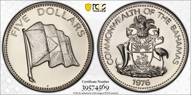 1976-FM $5 PL66