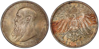 1908-D 3 Mk J-152 MS66