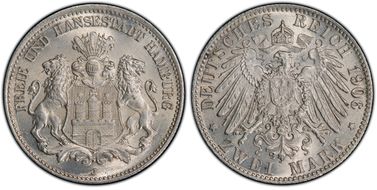 1906-J 2 Mk J-63 MS66