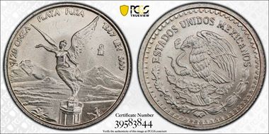 1997-Mo 1/20 oz Libertad Ag MS68