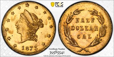 1873 G50C BG-1032 MS63