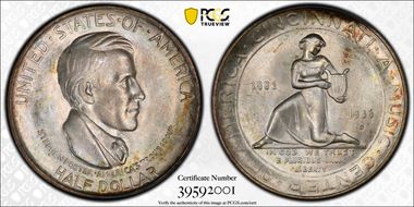 1936-D 50C Cincinnati MS67+