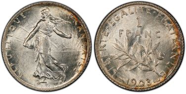 1903 1 Fr Gad-467 F-217 MS64