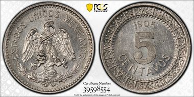 1905-M 5C MS63