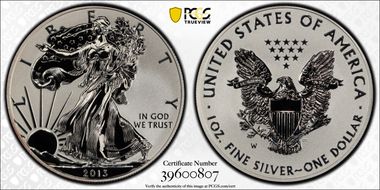 2013-W $1 Silver Eagle Rev PR PR69