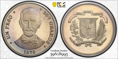 1978 Peso PR66DCAM