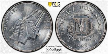 1989 1/2 P KM-73.1 Ni/Steel MS66