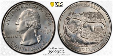 2017-P 25C Effigy Mounds NP MS67