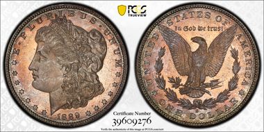 1889-S $1 MS66+
