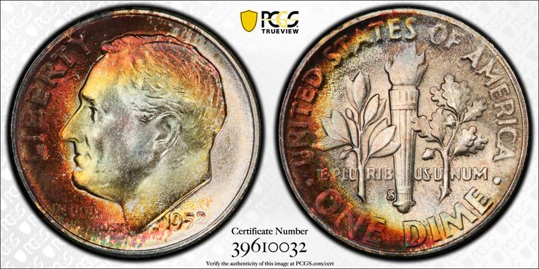 Cert 39610032 - Coin Image