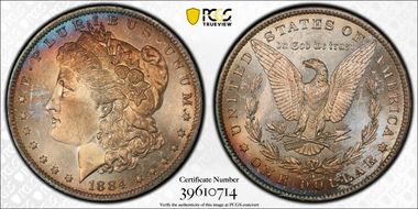 1884-O $1 MS65PL