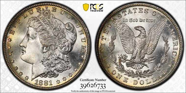 Cert 39626733 - Coin Image