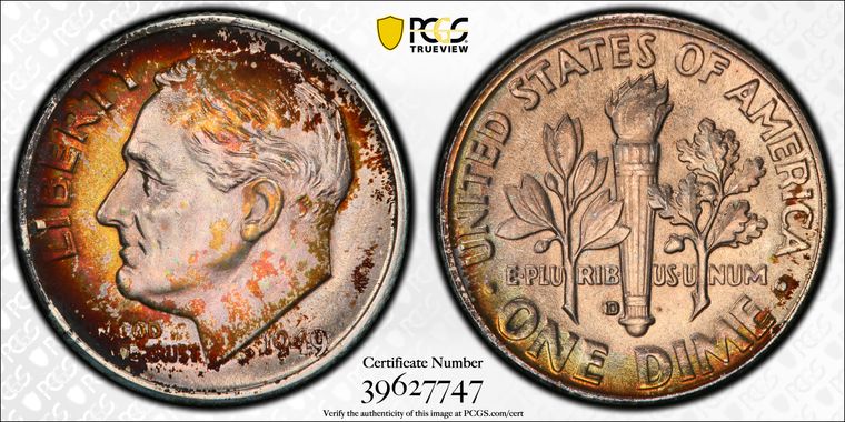 Cert 39627747 - Coin Image