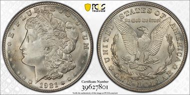 1921-S $1 MS65