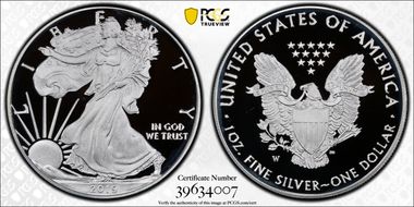 2019-W $1 Silver Eagle PR68DCAM