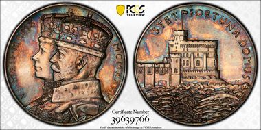 1935 Medal Eimer-2029b BHM-4249 Ag Silver Jubilee SP62
