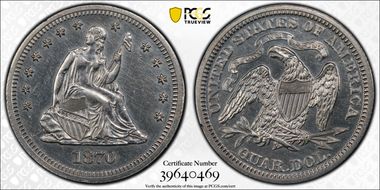 1870 25C PR58