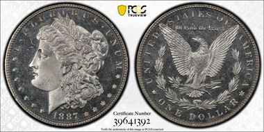 1887 $1 MS65DMPL