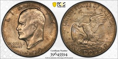 1972-D $1 MS64