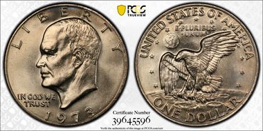 1973 $1 MS65