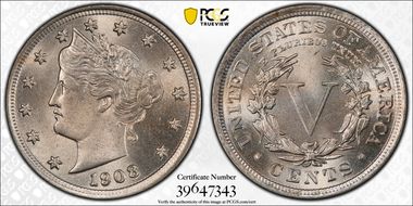 1908 5C MS65