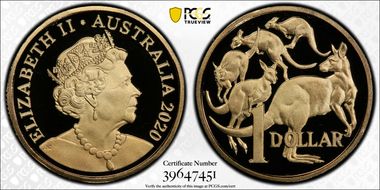 2020 $1 PR70DCAM