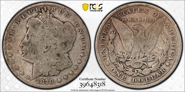 1878 8TF $1 VAM 6, Pierced Eyelid G4