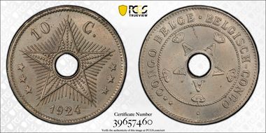 1924 10c MS64