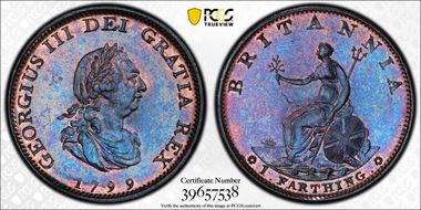 1799 1/4D S-3779 MS64BN