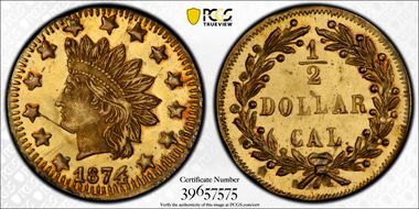 1874/3 G50C BG-1052 MS65PL