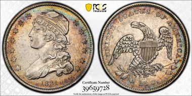 1831 25C Small Letters XF40