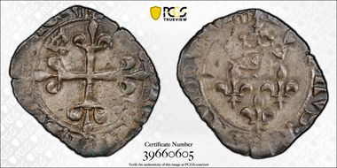 (1380-1422) Florette Dy-417P Charles VI XF45