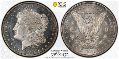 1879-S $1 MS62PL