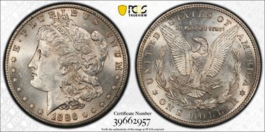 1886-S $1 MS62