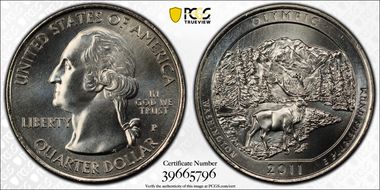 2011-P 25C Olympic NP MS68