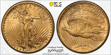 1910 $20 MS62